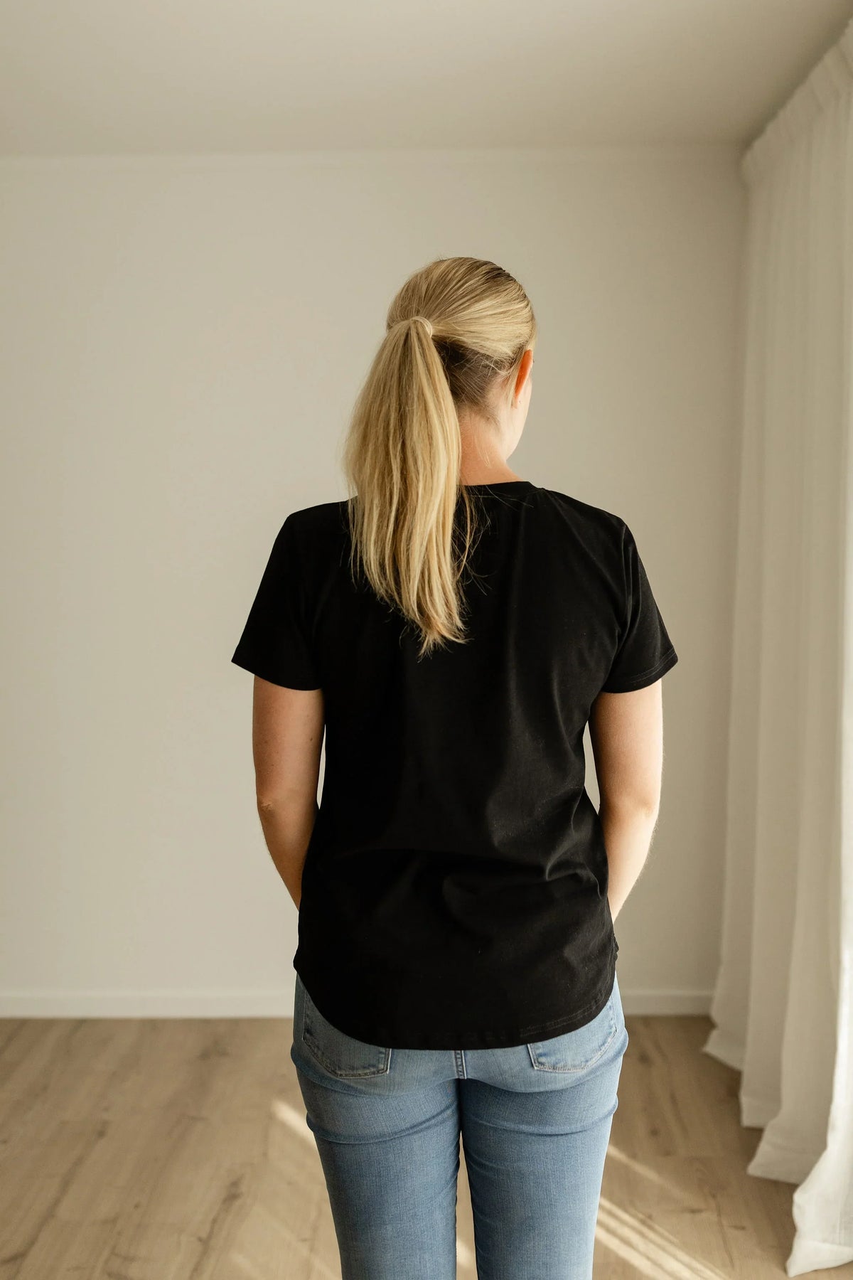 Essentials Front Zip Tee.